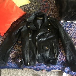 UNISEX Deadwood Leather Jacket (cool as heck)